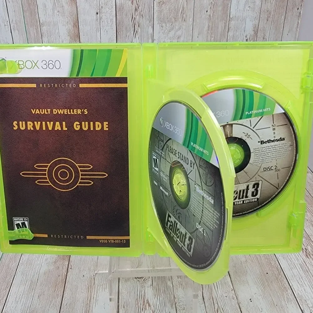 Fallout 3 Game of the Year Edition Microsoft Xbox 360 Platinum Hits Best Seller